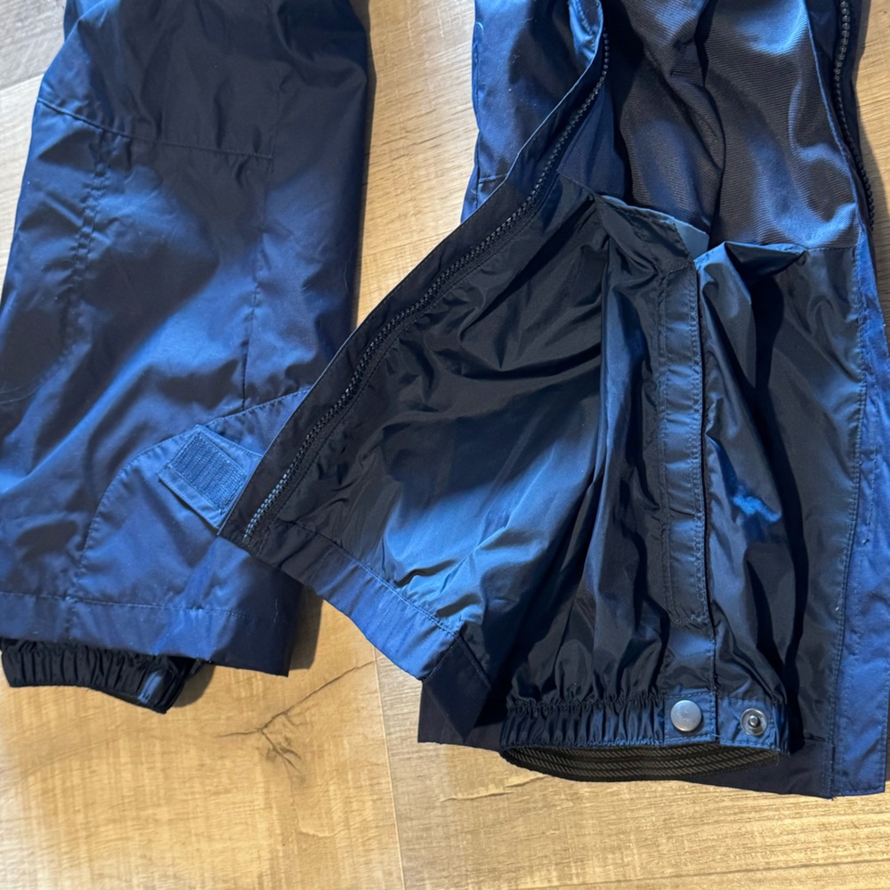 Columbia M women’s outdoors navy blue ski snow-winter adjustable waterproof pant - Picture 10 of 11